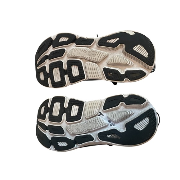 HOKA One One Bondi 7 Men’s Black and White Running Shoe Size 8.5 - Picture 7 of 11